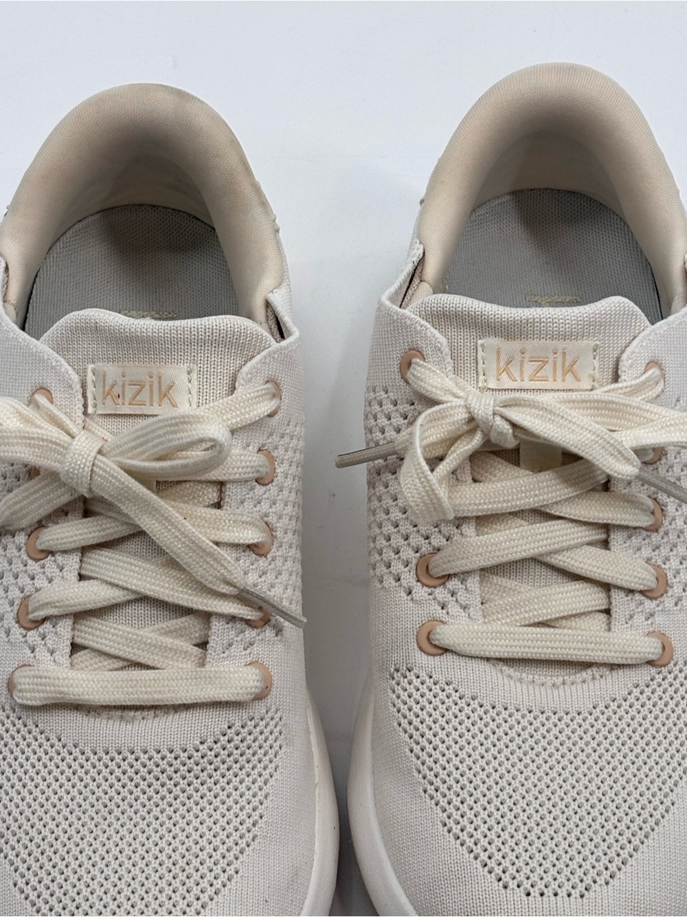 KIZIK Lima step in athletic Hands Free Sneaker walking shoes cream women 7 Wide - Picture 6 of 10
